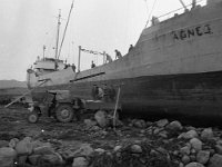 Ship gone aground at Carrowholly - Lyons0001884.jpg  Ship gone aground at Carrowholly : Ships