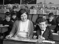 Justin Basquill painting competition winner with his teacher - Lyons0001953.jpg  Justin Basquill painting competition winner with his teacher