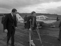 Arrival of Joe Early at Castlebar Airport - Lyons0002350.jpg  Arrival of Joe Earley at Castlebar Airport : Castlebar airport, Joe Earley