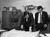 Dr Farrell looking at plans for Westport Welfare House - Lyons0002420.jpg  Dr Farrell looking at plans for Westport Welfare House : Farrell