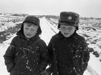 Flaherty children walking to school in the snow - Lyons0002924.jpg  Flaherty children walking to school in the snow : Flaherty