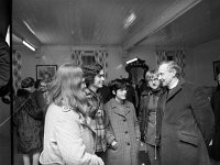 Dr Simms Primate at Convent of Mercy Westport - Book of Kells l  Dr Simms Primate at Convent of Mercy Westport - Book of Kells lecture - Lyons0002943.jpg  At right Archbishop Dr Simms Primate of All Ireland talking to students in the Convent of Mercy after his lecture. : Convent of Mercy Westport, Simms