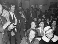 Frankie Forde Concert in the Raftery Room, Kiltimagh. - Lyons0002962.jpg  Frankie Forde Concert in the Raftery Room, Kiltimagh. Gerry Walsh of the Raftery Rooms applauding at the concert. : Frankie Forde, Kiltimagh