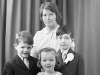 Mrs Maureen Gibbons Kilmeena with her children - Lyons0003138.jpg  Mrs Maureen Gibbons Kilmeena with her children. First Holy Communion. : Gibbons