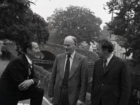Minister for Lands visiting Westport - Lyons0003208.jpg  Minister for Lands visiting Westport. At left Cllr Mickey Cavanagh with the Minister for lands and Myles Staunton TD, Westport. : Mickey Cavanagh, Myles Staunton