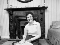 Mrs Liam O' Neill Foxford - Lyons0003209.jpg  Mrs Liam O' Neill Foxford . Mrs O' Neill cutting our for her scrap book reports on her husband Liam's football achievements. Liam O' Neill Galway footballer. : O'Neill