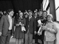 Ballinrobe Races - Lyons0003215.jpg  Ballinrobe Races. Section of the crowd; at left John Healy, Castlebar and his sister Mary. At right, second row his wife Flor and their daughter. : Ballinrobe Races, Healy