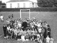 Barnacarroll Football Pitch - Lyons0004197.jpg  Fr Edward Tuffy PP Barncarroll with the Barnacarroll children and some parents in the new football pitch. : Barnacarroll, Tuffy