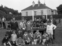 Barnacarroll Football Pitch - Lyons0004199.jpg  Fr Edward Tuffy and trainers with another of the school teams. : Barnacarroll, Tuffy