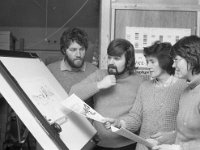 Launching new Erris calendar - Lyons0004204.jpg  Launching of Erris brochure in Berrys' print works. Second from the left Seamus Gavin chief designer in Berry's. : Erris, Gavin