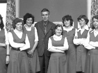 Rural Home Economics College - Lyons0004235.jpg  Mr Hugh O'Donnell CAO Galway on a visit to St Joseph's Rural Home Economics College, Claremorris photographed with seven of the twenty eight girls awarded scholarships by the Galway County Committee of Agriculture.     L-R : Phil Burke, Evelyn Joyce, Margo Mannion, Hugh O' Donnell CAO, Barbara Lydon, Rose Treacy and Mary Mannion. Mr Hugh O'Donnell CAO Galway on a visit to St Joseph's Rural Home Economics College, Claremorris photographed with seven of the twenty eight girls awarded scholarships by the Galway County Committee of Agriculture.   L-R : Phil Burke, Evelyn Joyce, Margo Mannion, Hugh O' Donnell CAO, Barbara Lydon, Rose Treacy and Mary Mannion. : Claremorris, O'Donnell, Rural Home Economics College