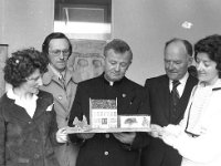 Presentations - Lyons0004277.jpg  Essay Competitions in St Gerald's School . Carmel Hughes National Teacher, Ballina making a presentation. : Essay Competition, Hughes