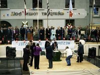 Westport Plougastel Twining - Lyons0004328.jpg  Westport Plougestal Twinning. Junior Chamber Westport. Signing the charter. : Plougastel, Twinning