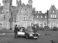 Launching of new Renault - Lyons0004389.jpg  Launching of new Renault . Showing Peter the head waiter the plush interior of the new renault. : Ashford Castle, Renault