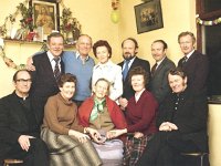 Morahan's family reunion - Lyons0004399.jpg  Morahan's family reunion. Mrs Morahan with her sons and daughters. : Louisburgh, Morahan