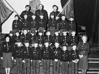 Scouts Investiture in the Town Hall - Lyons0005101.jpg  At the right scout leader Eileen Horkan; centre Eugenie Perceval and at left Ann Campbell. : Ann Campbell, Eileen Horkan, Eugenie Percival