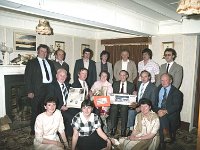 Retirement function - Lyons0005132.jpg  Gerry Bracken seated third from the right and his wife Mrs Bracken on the occasion of Gerry's retirement as former editor of the Mayo News. : Gerry Bracken, Mayo News