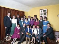 McHale 50th Wedding Anniversary - Lyons0005162.jpg  Mr and Mrs Tom and Annie Mc Hale from Crimlin 50 th  wedding anniversary. Photographed with their sons, daughters and their spouses. : Crimlin, McHale