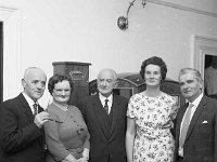 Chamber of Commerce Dinner in Belclare House, 1969. - Lyons0005784.jpg  Chamber of Commerce Dinner in Belclare House, 1969.Mr & Mrs Michael Mc Loughlin, Shop St, Mr Bertie Staunton, James St & Grainne & Paddy Joe Kelly.