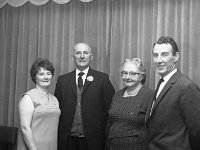 St Mary's Social Dinner in Belclare House, 1969 - Lyons0005794.jpg  St Mary's Social Dinner in Belclare House. Nancy Crawford, Jim & Mrs Crawford & Joe Crawford, Castlebar St.