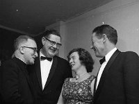 Damian NUJ dinner in the Travellers Friend, 1969. - Lyons0005850.jpg  NUJ dinner in the Travellers Friend, 1969. Fr Egan, Ballintubber Abbey meeting Mrs Gilvary. At right Judge Gilvary & Sean Smith Co. Development Officer.