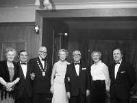 Castlebar Chamber of Commerce - Young Man of the Year, 1969. - Lyons0005861.jpg  Castlebar Chamber of Commerce - Young Man of the Year, 1969. Mr J Egan President of Chamber of Commerce with guests.