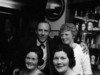 Vintners' Dinner in the Central Hotel Westport, 1969. - Lyons0005875.jpg  Vintners' Dinner in the Central Hotel Westport, 1969.Tony Chambers (Ballroom of Romance), Mrs Mortimer, Kilmeena & two Mrs Feehans Westport & Kilmeena.