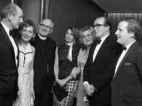 NUJ Dinner in Breaffy House Hotel, 1969. - Lyons0005913.jpg  Taoiseach Jack Lynch, Patricia Mc Hale, Castlebar, Archdeacon Nohilly, Castlebar, ?, Maureen Lynch & John Mc Hale.  NUJ Dinner in Breaffy House Hotel, 1969.