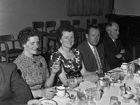 Dinner for overseas visitors, 1965. - Lyons0005972.jpg  Mrs John O' Donnell, Mr & Mrs Noonan & Mr John O' Donnell.  Dinner for overseas visitors, 1965. : 19650810 Dinner for overseas visitors  2.tif, Functions 1965, Lyons collection