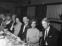 Dinner for overseas visitors, 1965. - Lyons0005973.jpg  Mr & Mrs Joe Mc Cormack, Mr Paddy Jennings, ?, ?.  Dinner for overseas visitors, 1965. : 19650810 Dinner for overseas visitors  3.tif, Functions 1965, Lyons collection