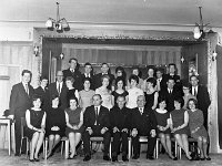 Castlebar Post Office, 1967 - Lyons0006232.jpg  Post Office Staff. Function held in the Travellers Friend.  Castlebar Post Office, 1967 : 19670119 Castlebar Post Office 6.tif, Functions 1967, Lyons collection