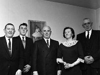 Colman's, Claremorris, Past Pupils Dinner, 1967 - Lyons0006277.jpg  Paddy & Mary Jennings with two guests. Colman's, Claremorris, Past Pupils Dinner, 1967 : 19670126 Colman's Past Pupils Dinner 7.tif, Functions 1967, Lyons collection
