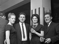 Westport Fine Gael Dinner, 1967 - Lyons0006314.jpg  Frances & Walter Carter. Noreen & Tom Carter. Westport Fine Gael Dinner, 1967 : 19670202 Westport Fine Gael Dinner 1.tif, Functions 1967, Lyons collection