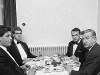Reception by Bord Failte for Ballymeena Choral Society , 1967 - Lyons0006420.jpg  On right Mr Michael Heverin, Ireland West & three members of Ballymeena Choral Society. Reception by Bord Failte for Ballymeena Choral Society , 1967 : 19671119 Reception by Bord Failte for Ballymeena Choral Society 1.tif, Functions 1967, Lyons collection