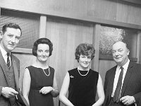 Nurses party in the Travellers Friend , 1968. - Lyons0006529.jpg  Dr Aiden Burke, Adrienne Moran, Mrs Burke & Dr B Moran. Nurses party in the Travellers Friend , 1968. : 19680220 Nurses party in the Travellers Friend 2.tif, Functions 1968, Lyons collection