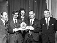 Westport Post Office Dinner, 1973. - Lyons0007527.jpg  Presentation to Matt Moran on behalf of the Post Office Workers Union prior to his departure from Westport. Westport Post Office Dinner, 1973. : 19730121 Westport Post Office Dinner 3.tif, Functions 1973, Lyons collection