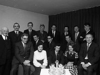 Presentation Dinner to Joe Gavin Town Clerk, 1973. - Lyons0007535.jpg  Retiring town clerk and his wife photographed with Westport Urban Council and friends and officials. Presentation Dinner to Joe Gavin Town Clerk, 1973. : 19730126 Presentation Dinner to Joe Gavin Town Clerk 2.tif, Functions 1973, Lyons collection