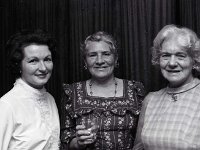 IFA Dinner in the Grand Central Hotel , 1973. - Lyons0007681.jpg  L-R : Sheilia Mc Kenna; Mrs Parsons Fadden and a friend.  IFA Dinner in the Grand Central Hotel , 1973. : 19731109 IFA Dinner in the Grand Central Hotel 3.tif, Functions 1973, Lyons collection