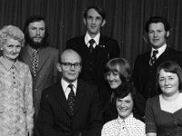 Lastra Dinner in Hotel Westport  , 1973. - Lyons0007713.jpg  Peter Horvath Manager seated with some of his senior staff members.  Lastra Dinner in Hotel Westport  , 1973. : 19731207 Lastra Dinner in Hotel Westport 2.tif, Functions 1973, Lyons collection