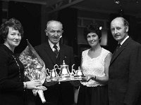 - Lyons0007773.jpg  Presentation to a retiring member. At right Mr and Mrs Blair Holt Management. : 1974 Functions, 19740111 Bacon Factory Dinner in the Welcome Inn 4.tif, Lyons collection