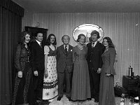 - Lyons0007816.jpg  Second from the left Bernard O' Hara and his wife Mary with President and Mrs Childers and other guests. : 1974 Functions, 19740208 Mayo Macra na Feirme in the Central Hotel 3.tif, Lyons collection