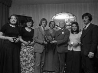 - Lyons0007817.jpg  President Childers presenting awards. : 1974 Functions, 19740208 Mayo Macra na Feirme in the Central Hotel 4.tif, Lyons collection
