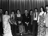 - Lyons0007897.jpg  Centre of photo Michael and Mrs Mc Dermott with their staff. : 1974 Functions, 19740322 Mc Dermott's Dinner in Breaffy House Hotel 3.tif, Lyons collection