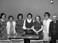 - Lyons0007917.jpg  Killawalla people attending. At left Eddie and Mary Walsh and at right Eddie Hallinan. : 1974 Functions, 19740614 Presentation to retired postman Michael Burke 3.tif, Lyons collection