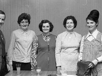 - Lyons0007918.jpg  Killawalla people attending the retirement party. Centre Joy Maye housekeeper for Fr Goaley. At right Mrs Packey Mc Evilly. : 1974 Functions, 19740614 Presentation to retired postman Michael Burke 4.tif, Lyons collection