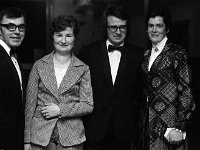 - Lyons0007926.jpg  At the competitions were Mr and Mrs Freddie Mc Manus, Swinford and Mr and Mrs Charles kelly, Swinford. : 1974 Functions, 19740817 Tenor of the Year - Victory Dinner 1.tif, Lyons collection