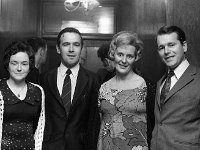 - Lyons0007949.jpg  Mrs and Mr Pat Quigley at left with two friends. : 1974 Functions, 19741122 Castlebar Mitchell's Dinner Dance 3.tif, Lyons collection