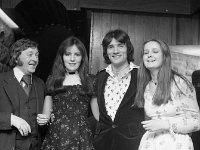 - Lyons0007956.jpg  Joe Daly from Achill and Henry Mc Glade with two young ladies. : 1974 Functions, 19741127 Cafolla Dinner Dance in Breaffy House 2.tif, Lyons collection