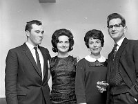 Order of Malta Dinner, Belclare House, 1966. - Lyons00-20964.jpg  Peadar and Linda Holland & Margaret and Philip McLoughlin. : 19661208 Order of Malta Dinner in Belclare House 4.tif, Lyons collection, Order of Malta