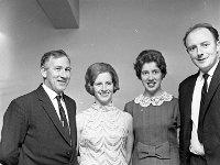 Order of Malta Dinner, Belclare House, 1966. - Lyons00-20966.jpg  J.P and Frances Campbell & Joan and Tommy O' Malley. : 19661208 Order of Malta Dinner in Belclare House 6.tif, Lyons collection, Order of Malta